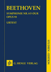 Beethoven Symphony No. 8 F Major Op. 93 Orchestra  Study Score