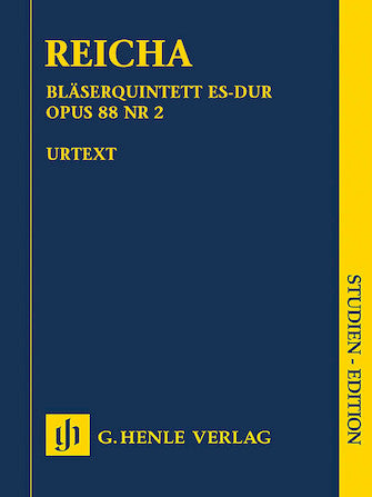 Reicha Quintet for Wind Instruments in E-flat Major, Op. 88 No. 2