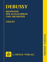 Debussy Rhapsody for Alto Saxophone and Orchestra