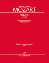 Mozart Requiem Vocal Score completed by Robert D. Levin KV 626, 1791/1991