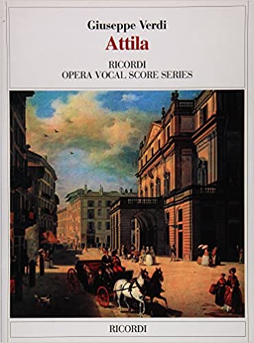 Verdi Attila Vocal Score Italian