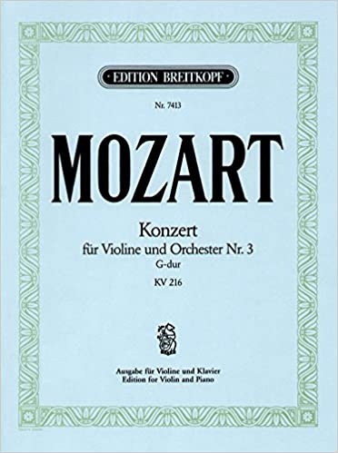Mozart Violin Concerto No. 3 in G major K. 216