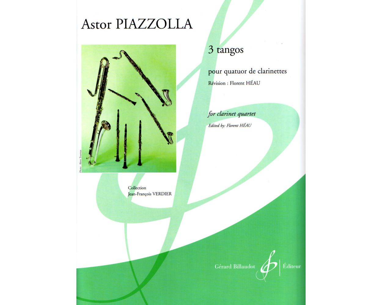 Piazzolla 3 Tangos for 4 Clarinets