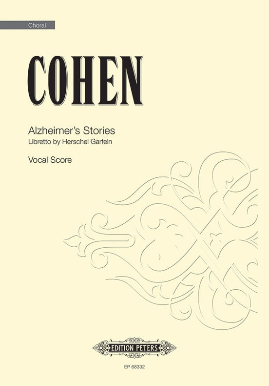 Cohen Alzheimer's Stories (Vocal Score)
