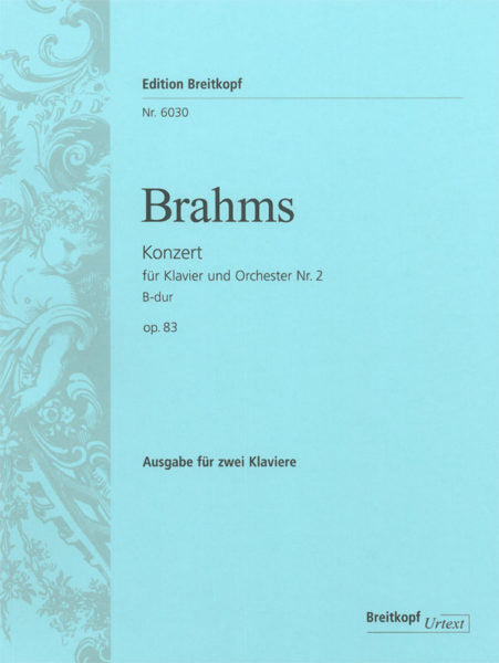 Brahms Piano Concerto No 2 in B flat major Opus 83 - Study Score