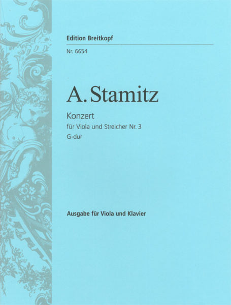Stamitz Viola Concerto No 3 in G major