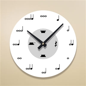 Clock: Music Notes and Rests Clock