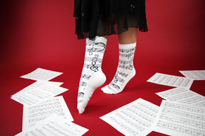 Socks: Music Note Women's