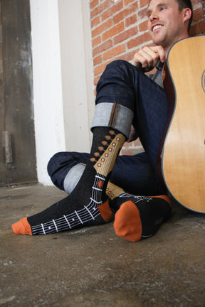 Socks: Guitar Neck design