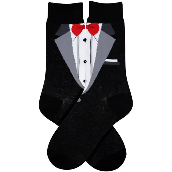 Socks: Big Tuxedo Men's Novelty