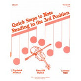 Quick Steps To Notereading, Volume 4 - Violin