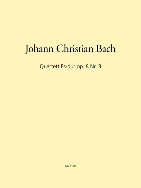 JC Bach Quartet in E flat major Opus 8 No 3