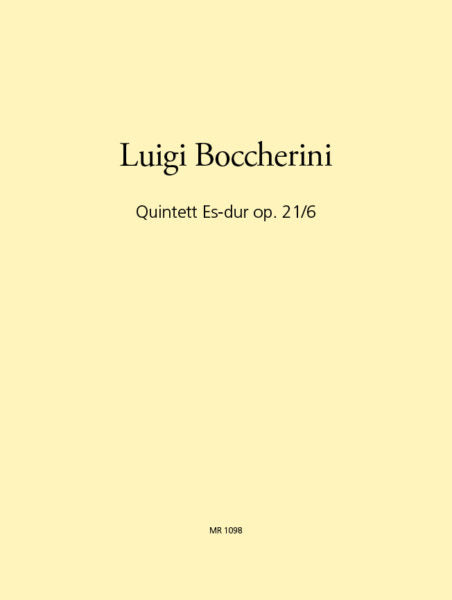 Boccherini Quintet in E flat major Opus 21 No 6