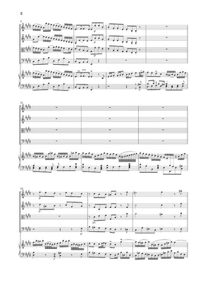 Bach Keyboard Concerto Nr. 2 E-dur BWV 1053 Study Score