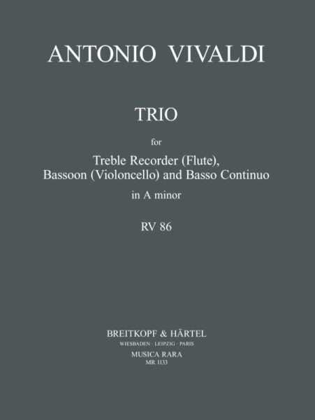 Vivaldi Trio in in A minor RV 86
