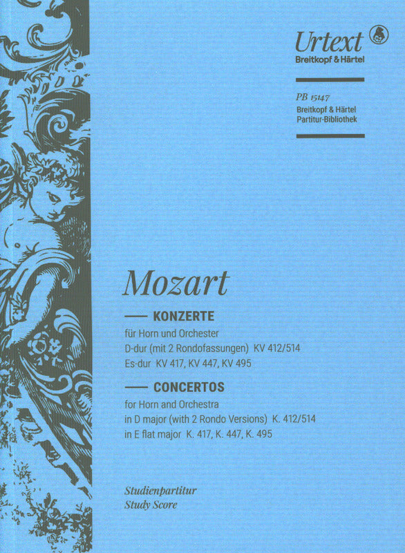 Mozart Horn Concerto Nos. 1-4 - Study Score