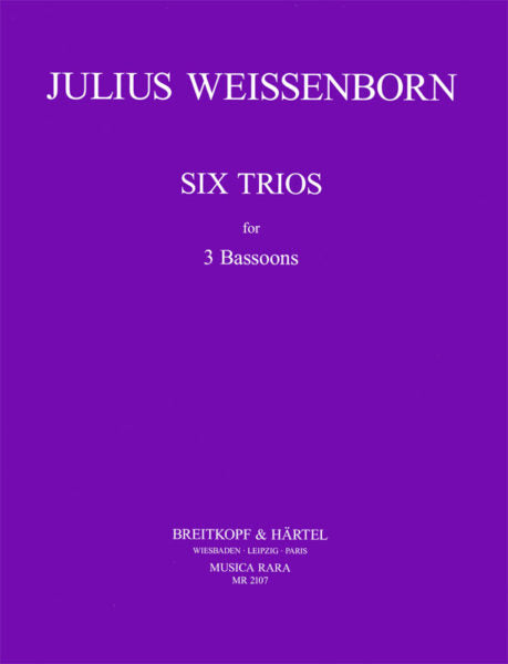 Weissenborn 6 Trios for 3 Bassoons