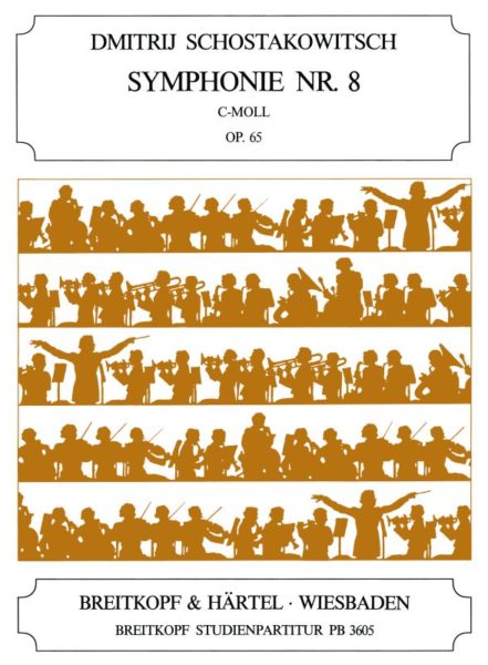 Schostakovich: Symphony No. 8 in C minor Op. 65 (Study Score)