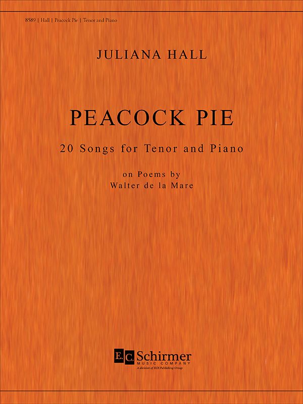 Hall Peacock Pie 20 Songs for Tenor and Piano