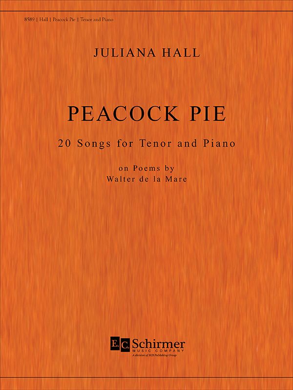 Hall Peacock Pie 20 Songs for Tenor and Piano