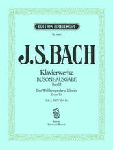 Bach Well Tempered Clavier Park 1 Volume 2 BWV 854-861