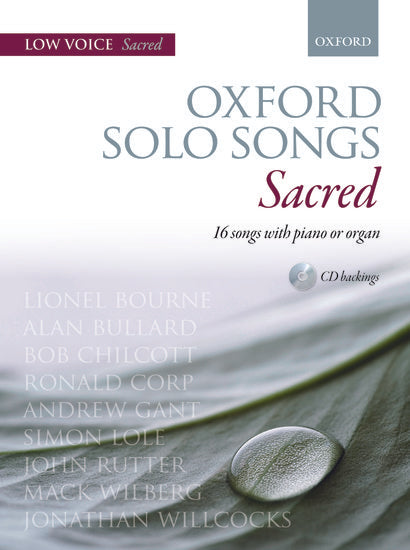 Oxford Solo Songs: Sacred (Low Voice)