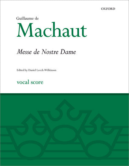 Machaut Notre Dame Mass Vocal score