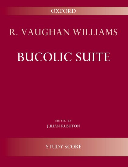 Vaughan Williams Bucolic Suite Study score