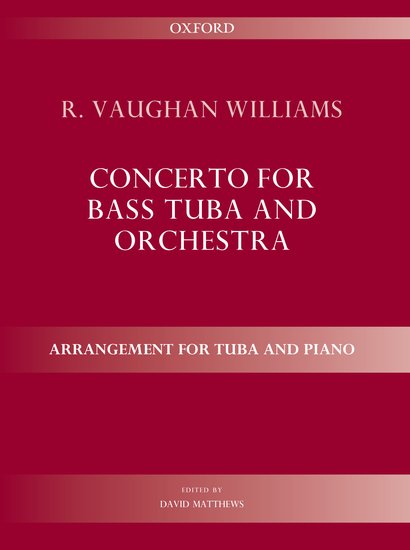 Vaughan Williams Concerto for Bass Tuba and Orchestra  2nd Edition