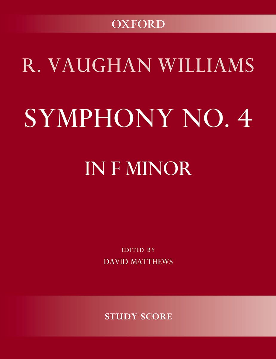 Vaughan Williams Symphony No. 4 Study score