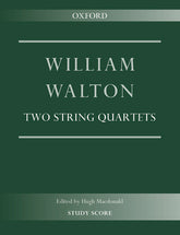 Walton Two String Quartets Study score