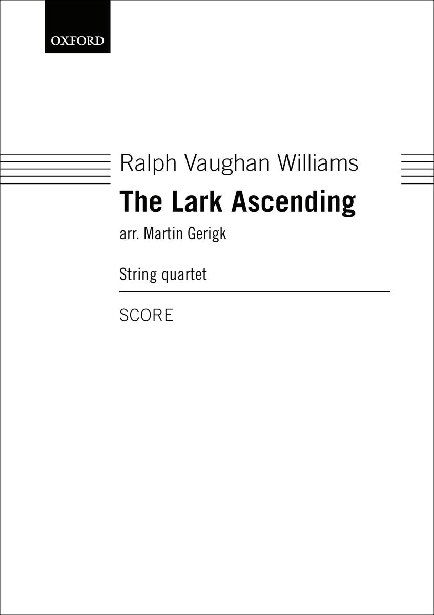 Vaughan Williams The Lark Ascending Arr. String Quartet - Score