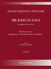 Vaughan Williams Sir John In Love - Full Score