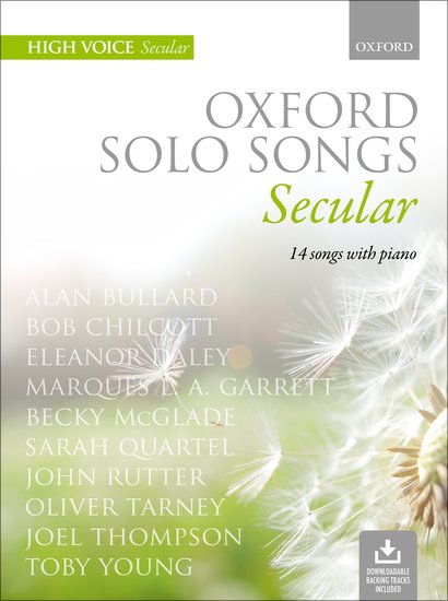 Oxford Solo Songs Secular - High Voice