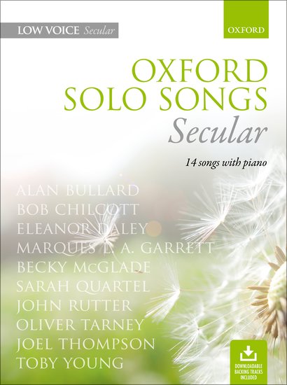 Oxford Solo Songs Secular - Low Voice