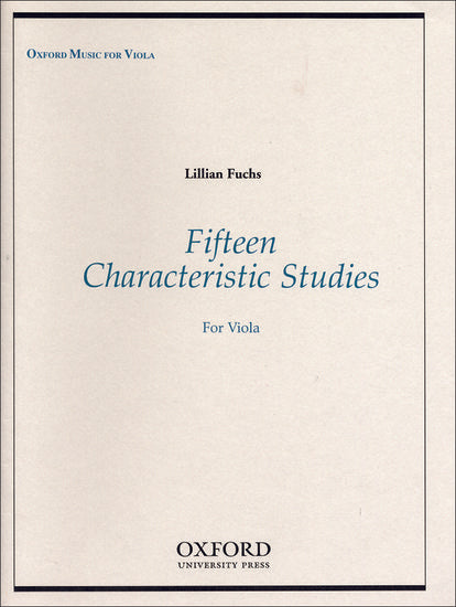 Fuchs Fifteen Characteristic Studies for Viola