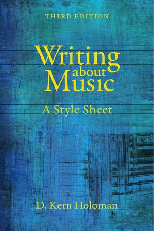 Writing about Music A Style Sheet