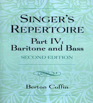 The Singer's Repertoire, Part IV