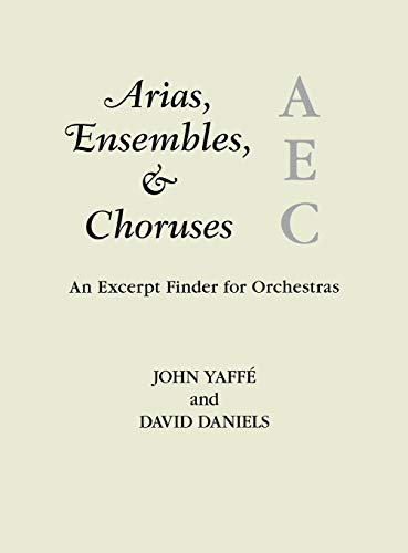 Arias, Ensembles, & Choruses