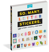 Stickers: So. Many. Letter Stickers.