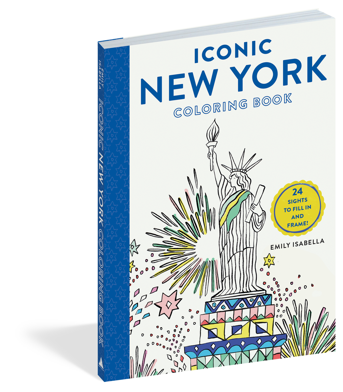 Iconic New York Coloring Book 24 Sights to Fill In and Frame