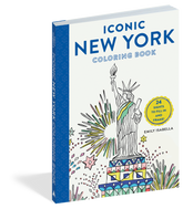 Iconic New York Coloring Book 24 Sights to Fill In and Frame