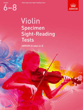 Violin Specimen Sight Reading Tests 6-8