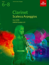Clarinet Scales & Arpeggios Grade 6 to 8 from 2018