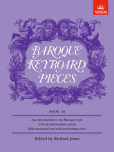 Baroque Keyboard Pieces Book 3 (intermediate)