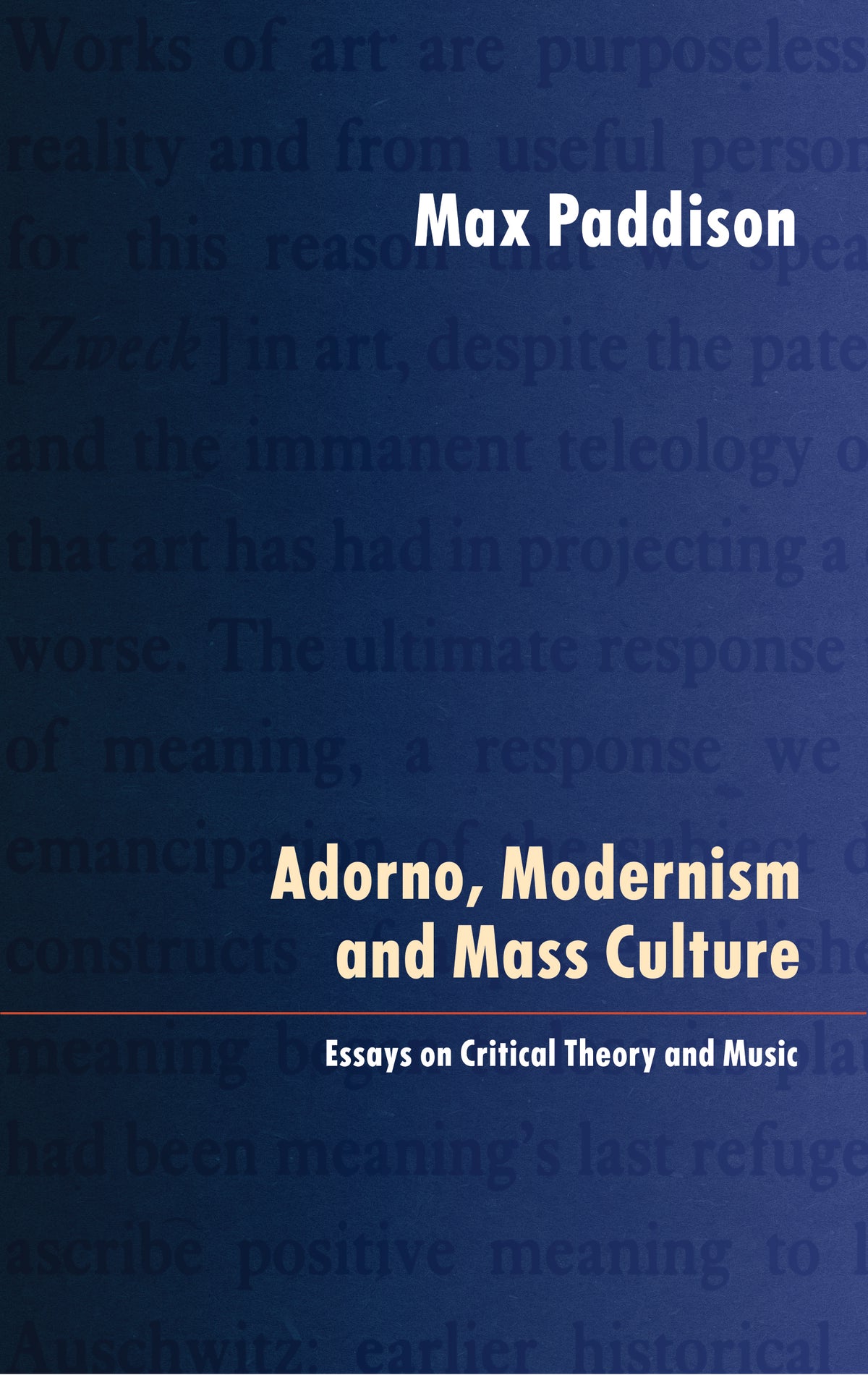 Adorno, Modernism, and Mass Cu