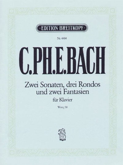 CPE Bach Wq 58 Two Sonatas Thr