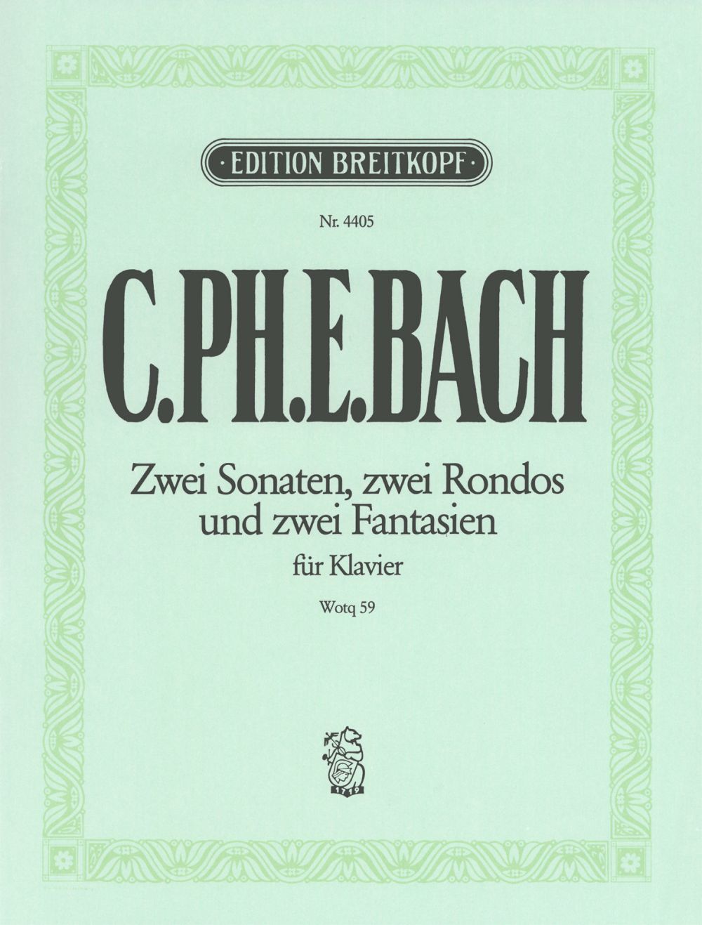CPE Bach WQ 59 Two sonatas, tw