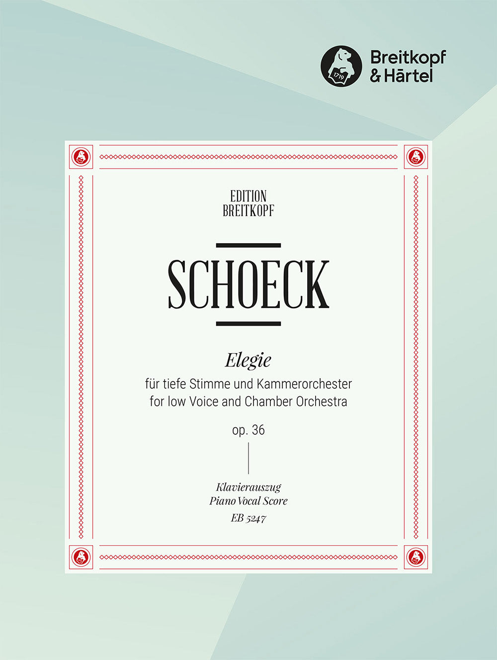 Schoeck Elegie Opus 36