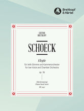 Schoeck Elegie Opus 36